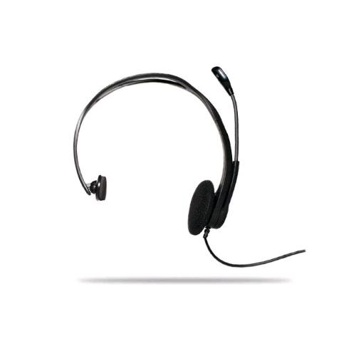LOGITECH 850 CUFFIE CON MICROFONO CABLATE JACK 3.5mm NERO