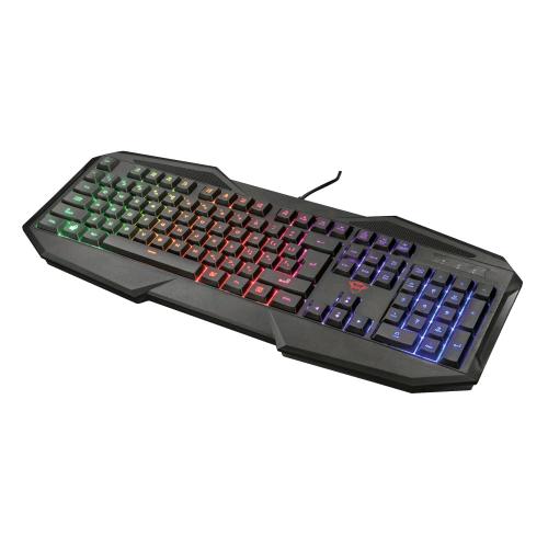 TRUST GXT 830-RW AVONN TASTIERA GAMING USB RGB QWERTY NERO