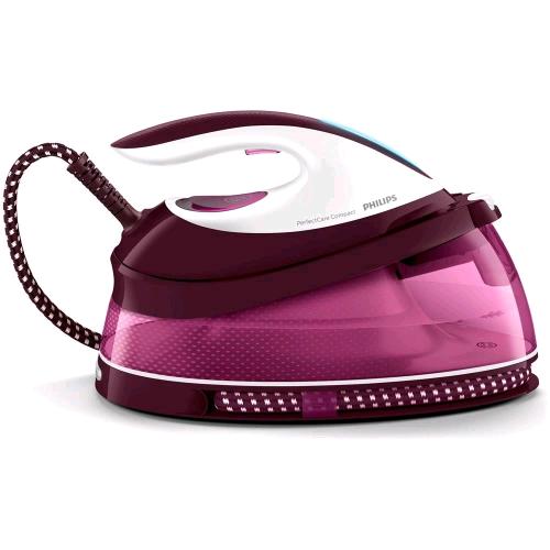 PHILIPS GC7842/40 FERRO DA STIRO CON CALDAIA PRESSIONE 6.5 BAR SERBATOIO 1.5 LT PIASTRA STEAMGLIDE PLUS SPEGNIMENTO AUTOMATICO PORPORA 