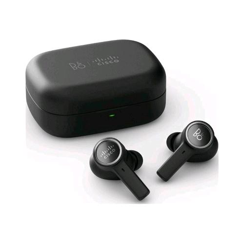 BANG & OLUFSEN CISCO 950 AURICOLARI BLUETOOTH TRUE WIRELESS ELIMINAZIONE RUMORE ATTIVA 6 MICROFONI NERO ANTRACITE