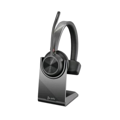 HP POLY VOYAGER 4310 CUFFIA WIRELESS MONOAURALE CON MICROFONO BASE DI RICARICA BLACK