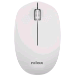 NILOX MOUSE OTTICO WIRELESS CON NANO RICEVITORE 3 PULSANTI 1.000 DPI GRIGIO GHIACCIO