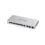 ZYXEL XGS1210-12-ZZ0102F SWITCH DI RETE GESTITO 8 PORTE LAN RJ-45 FULL DUPLEX 10/100/1.000 Mbps + 2 PORTE 2.500 Mbps + 2 SLOT SFP+ GRIGIO