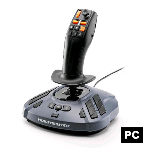 THRUSTMASTER SIMTASK FARMSTICK JOYSTICK MULTIFUNZIONE PER IL FARMING NERO/BLU