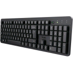 TRUST ODY II TASTIERA WIRELESS SILENZIOSA LAYOUT ITALIANO QWERTY TASTI A PROFILO RIBASSATO RESISTENTE AGLI SCHIZZI RICEVITORE USB 2.4GHz PER LAPTOP MAC NERO