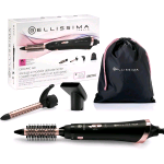 IMETEC BELLISIMA CERAMIC AIR MODELLATORE ARIA CALDA 3 IN 1 PER CAPELLI CORTI E MEDI 800 W RIVESTIMENTO CERAMICO 2 COMBINAZIONI ARIA TEMPERATURA COLPO ARIA FREDDA CON CUSTODIA NERO 