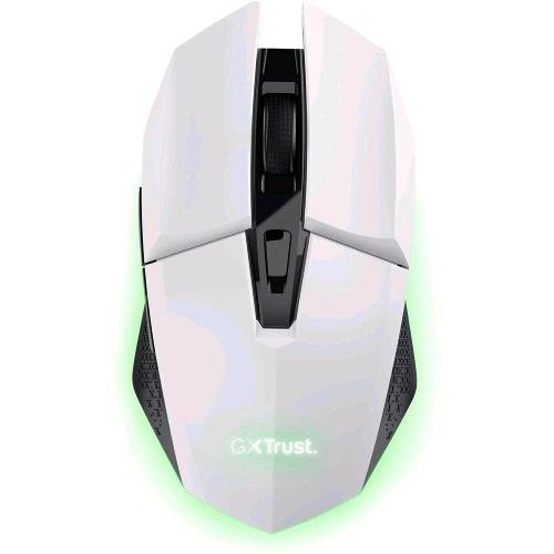 TRUST GXT 110W FELOX MOUSE GAMING WIRELESS RICARICABILE 80 ORE DI AUTONOMIA 800-4800 DPI ILLUMINAZIONE LED 6 PULSANTI