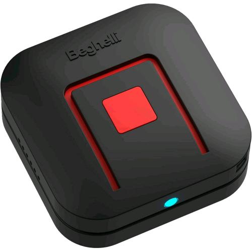 BEGHELLI SALVAVITA POCKET DISPOSITIVO DI TELESOCCORSO PORTATILE, GSM TASCABILE PER CHIAMATE RAPIDE, ANZIANI, NANO SIM CARD, GPS, VIVAVOCE, SENSORE DI CADUTA NERO