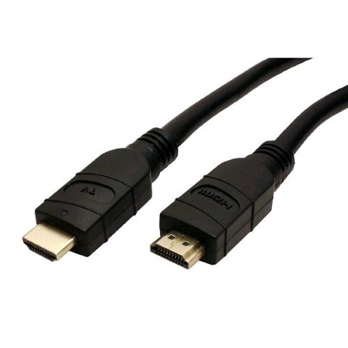 NILOX CAVO HDMI 4K ULTRA HD ATTIVO CON RIPETITORI NEI CONNETTORI NON NECESSITA DI ALIMENTAZIONE ESTENA 25 MT NERO
