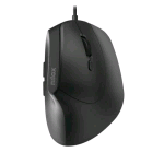 NILOX MOUSE OTTICO VERTICALE USB 6 PULSANTI 3600 DPI REGOLABILI CAVO 1.6 MT NERO