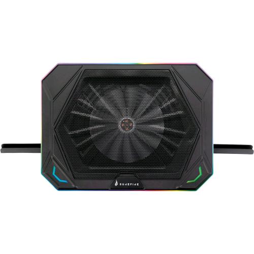 SUREFIRE BORA X1 GAMING COOLING PAD RAFFREDDATORE PER NOTEBOOK FINO A 17" ILLUMINAZIONE RGB VELOCITA' DI VENTILAZIONE REGOLABILE