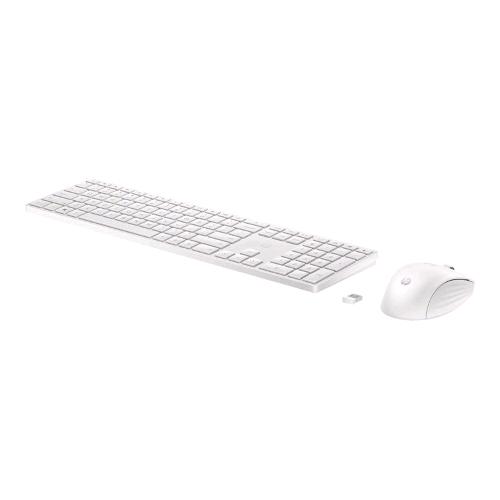 HP 655 SET TASTIERA + MOUSE WIRELESS 2.4GHz LAYOUT ITALIANO BIANCO