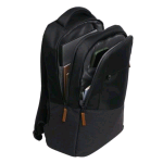 TRUST LISBOA ZAINO PER NOTEBOOK FINO A 16" REALIZZATA CON MATERIALE RICICLATO SCOMPARTI IMBOTTITI TRACOLLA AGGANCIO PER TROLLEY NERO