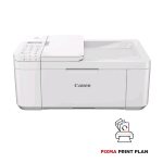 CANON PIXMA TR4751i STAMPANTE MULTIFUNZIONE INK JET A COLORI A4 WI-FI SCANNER PIANO ADF FAX 33,6 Kbit/s USB 8.8ppm BIANCO