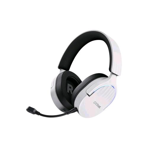 TRUST GXT 491W FAYZO WIRELESS HEADSET CUFFIA GAMING IN-EAR BLUETOOTH BIANCO