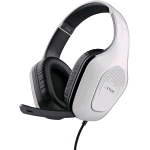 TRUST GXT 415PS ZIROX CUFFIE GAMING CON MICROFONO OVER-EAR PS5 DRIVER 50mm JACK 3.5mm ARCHETTO REGOLABILE MULTIPIATTAFORMA BIANCO