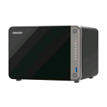 QNAP TS-AI642-8G NAS CHASSIS TOWER ARM CORTEX-A76 QUAD-CORE RAM 8GB 6 BAY HDD SATA III 2.5"/3.5" HOT SWAP 2 PORTE LAN RJ-45 BLACK