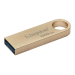 KINGSTON DATATRAVELER SE9 G3 128GB CHIAVETTA USB-A 3.2 GEN 1 LETTURA 220 MB/s SCRITTURA 100 MB/s IN METALLO GOLD