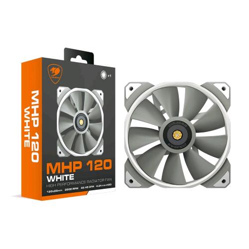 COUGAR MHP 120 WHITE VENTOLA 120 x 120 x 25mm 600-2000rpm BIANCO