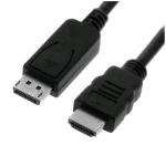 NILOX CAVO ADATTATORE DA DISPLAYPORT AD HDMI MASCHIO/MASCHIO 2 MT NERO CONF BULK