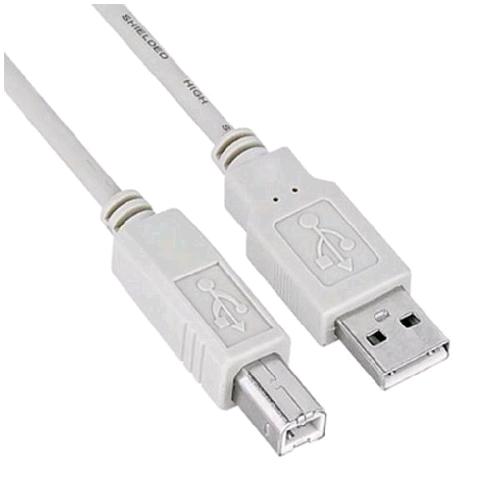 NILOX CAVO USB 2.0 MASCHIO / MASCHIO -A/B 3 MT GRIGIO