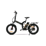 ARGENTO BIMAX XL BICICLETTA ELETTRICA 500W A PEDALATA ASSISTITA RUOTE DA 4" X 20" VELOCITA 25 KM/H AUTONOMIA 50/80 KM  FULL SUSPENSION  NERO