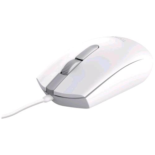 TRUST TM-101W MOUSE OTTICO USB 3 TASTI 1200 DPI BIANCO