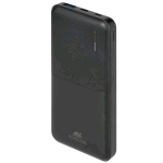 RIVACASE VA2531 POWER BANK 10.000mAh QC/PD 18W 1 x USB-A + 1 x USB-C NERO