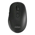 NILOX MOUSE OTTICO WIRELESS CON NANO RICEVITORE 6 PULSANTI 3.200 DPI NERO