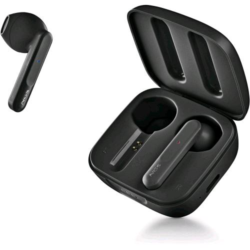 NGS ARTICA MOVE AURICOLARI TRUE WIRELESS BLUETOOTH 5.3 ANC CONTROLLO TOUCH CON CUSTODIA DI RICARICA NERO