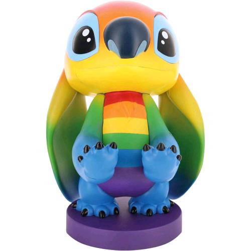 EXQUISITE GAMING RAINBOW STITCH CABLE GUY SUPPORTO DA TAVOLO PER SMARTPHONE E CONTROLLER