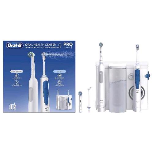 BRAUN ORAL-B OXYJET IDROPULSORE + SPAZZOLINO ELETTRICO PRO1 + 2 TESTINE