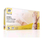 RMOVE GUANTI VINYL CLEAR TAGLIA S USO MEDICO SENZA POLVERE TRASPARENTE CONF 100 PZ.