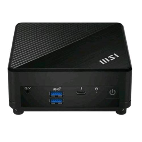 MSI CUBI 5 12M-217BIT MINI PC BAREBONE i7-1255U 1.7GHz 2 SLOT RAM SO-DIMM-1 BAY SSD M.2 + 1 BAY HDD 2.5"-WI-FI 6E BLACK (936-B0A811-217)