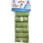 RMOVE ROTOLO A STRAPPO DA 15 SACCHI RIFIUTI ANIMALI VERDE CONF 6 Pz.