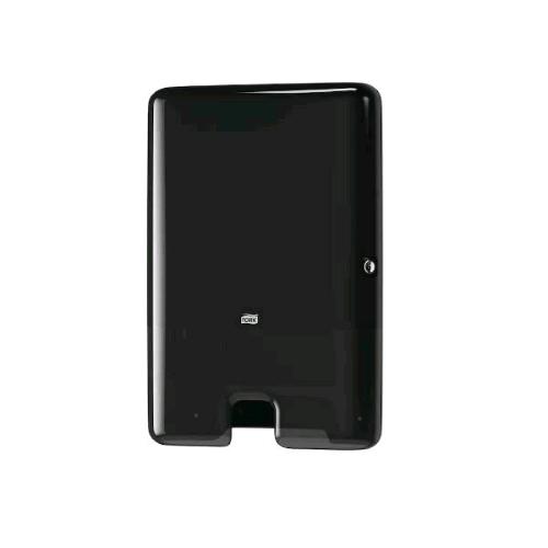 TORK DISPENSER PER ASCIUGAMI INTERCALTI IN PLASTICA 44.4X10.2X30.2 CM NERO