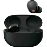 SONY WF-1000XM5 CUFFIE WIRELESS CON NOISE CANCELLING BLUETOOTH CUFFIE IN-EAR CON MICROFONO FINO A 24 ORE DI DURATA DELLA BATTERIA E RICARICA RAPIDA IPX4 FUNZIONA CON IOS E ANDROID NERO