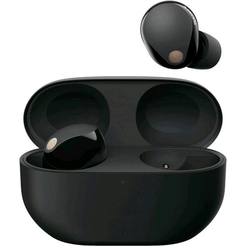 SONY WF-1000XM5 CUFFIE WIRELESS CON NOISE CANCELLING BLUETOOTH CUFFIE IN-EAR CON MICROFONO FINO A 24 ORE DI DURATA DELLA BATTERIA E RICARICA RAPIDA IPX4 FUNZIONA CON IOS E ANDROID NERO