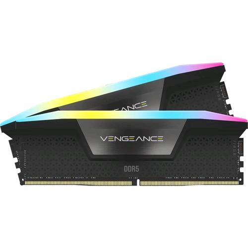 CORSAIR VENGEANCE RGB 32GB 2 x 16GB DDR5 7200MHz CL34 DIMM BLACK