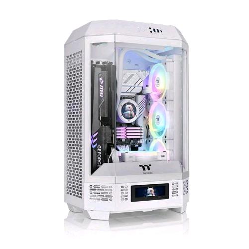 THERMALTAKE THE TOWER 300 ARGB MICRO CHASSIS SNOW WHITE