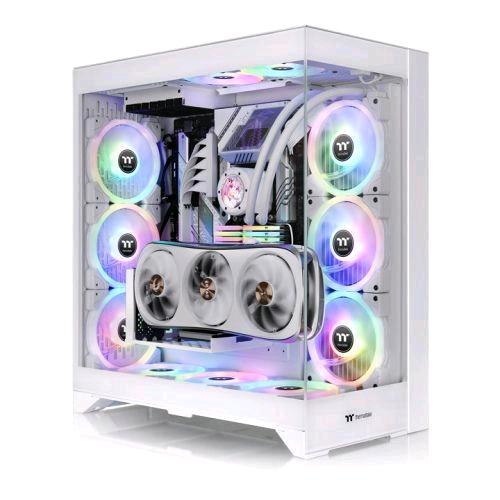 THERMALTAKE CTE E600 MX ARGB MID TOWER CHASSIS SNOW WHITE