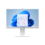 YASHI QUANTUM S AY42452 ALL IN ONE 24" LED FULL HD i5 11400 2.6GHz RAM 8GB-SSD 512GB NVMe-INTEL UHD GRAPHICS 730-WI-FI-WEB CAM-5mp-WIN 11 PROF BIANCO