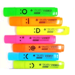 TRATTO VIDEO EMOTION SUNRISE ARRABBIATO EVIDENZIATORE PUNTA A SCALPELLO 1/5 mm COLORI ASSORTITI CONF 12 Pz.