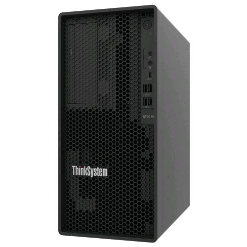 LENOVO THINKSYSTEM ST50 V2 SERVER TOWER INTEL XEON E-2324G 3.1GHZ RAM 16GB-HDD 2.000GB 2 x 1.000GB-INTEL UHD GRAPHICS P750-GIGABIT LAN- 1 x VHA 2 x HDMI NERO