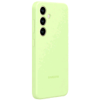 SAMSUNG GALAXY S24 SILICONE CASE COVER MORBIDA IN SILICONE LIGHT GREEN
