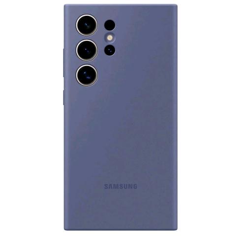 SAMSUNG GALAXY S24 ULTRA SILICONE CASE COVER MORBIDA IN SILICONE VIOLET