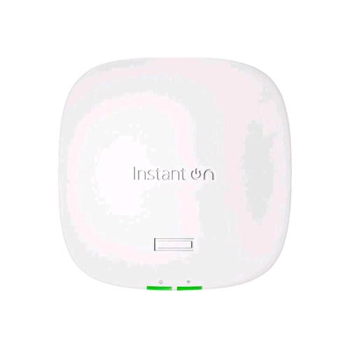 HPE NETWORKING INSTANT ON AP32 (RW) ACCESS POINT DUAL RADIO TRI BAND 2 x 2 WI-FI 6E 2400 Mbit/s PoE MONTABILE A PARETE O A SOFFITTO BIANCO