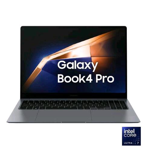 SAMSUNG GALAXY BOOK4 PRO NP962XGK-KG1IT 16" TOUCH SCREEN AMOLED 2x WQXGA+ 2800 x 1800 INTEL CORE ULTRA 7 155H 4.8GHz RAM 16GB-SSD 1.000GB NVMe-INTEL ARC GRAPHICS-WI-FI 6E-WIN 11 PROF GREY 