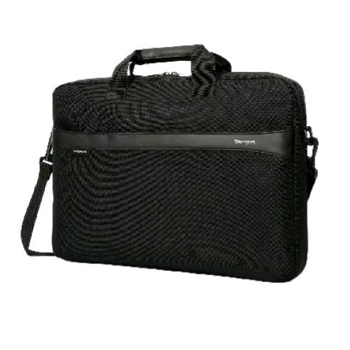 TARGUS GEOLITE BORSA PER NOTEBOOK  DA 14" IN TESSUTO RESISTENTE ALL'ACQUA TASCA ANTERIORE CON TRACOLLA NERO