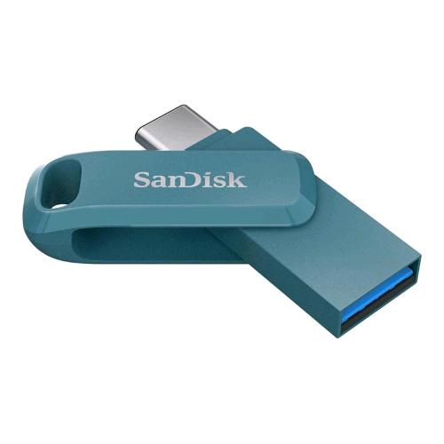 SANDISK ULTRA DUAL DRIVE GO CHIAVETTA 256GB USB TYPE A/C BLU